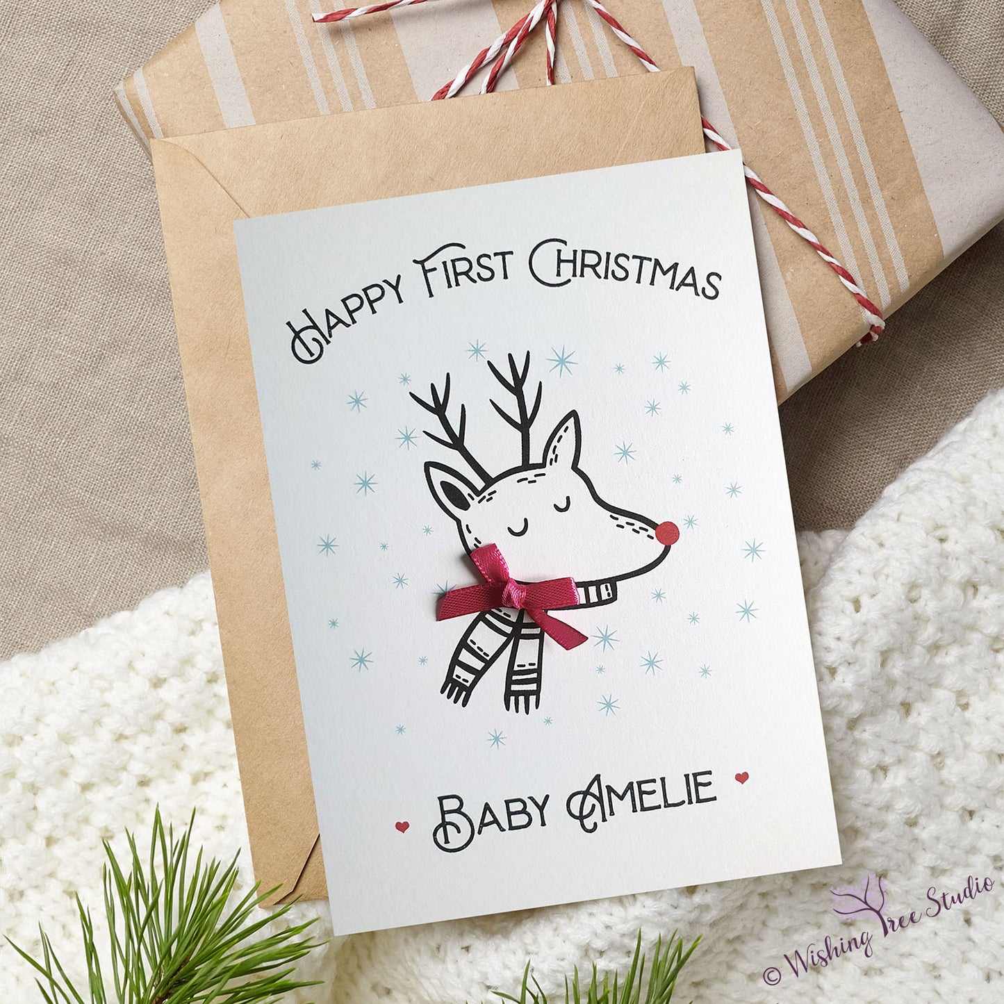 Greeting card - Baby's First Christmas