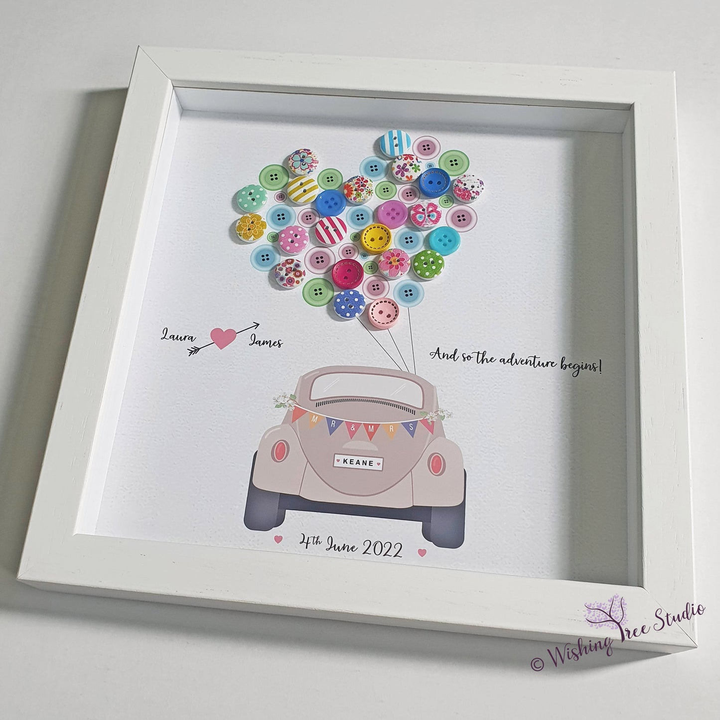 Personalised wedding frame Ireland