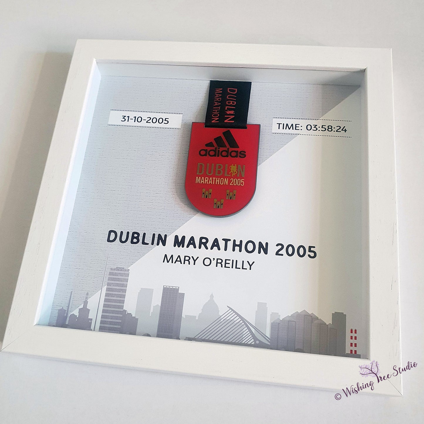 Dublin Marathon Medal display frame