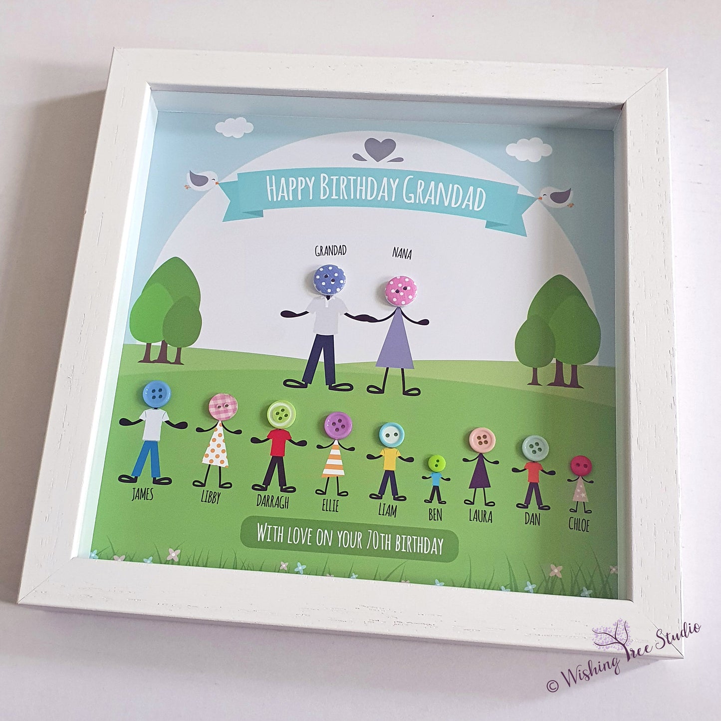 Grandfather birthday frame