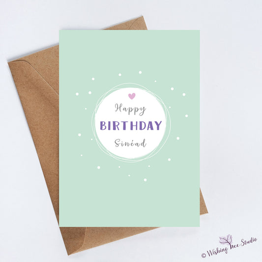 Greeting card - Happy Birthday (personalised)