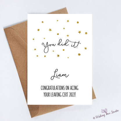 Greeting card - Exam Congratulations (Stars)