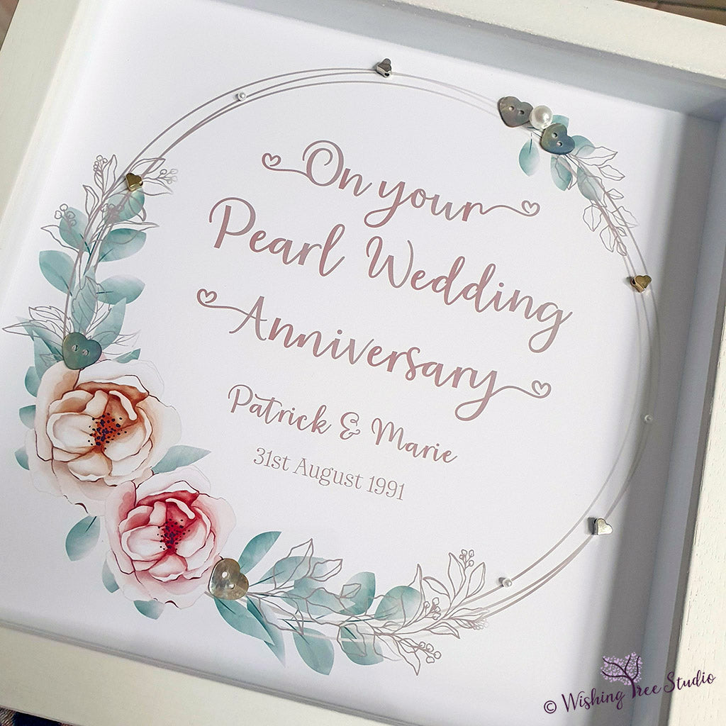 Anniversary Wreath Frame