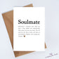 Soulmate definition card