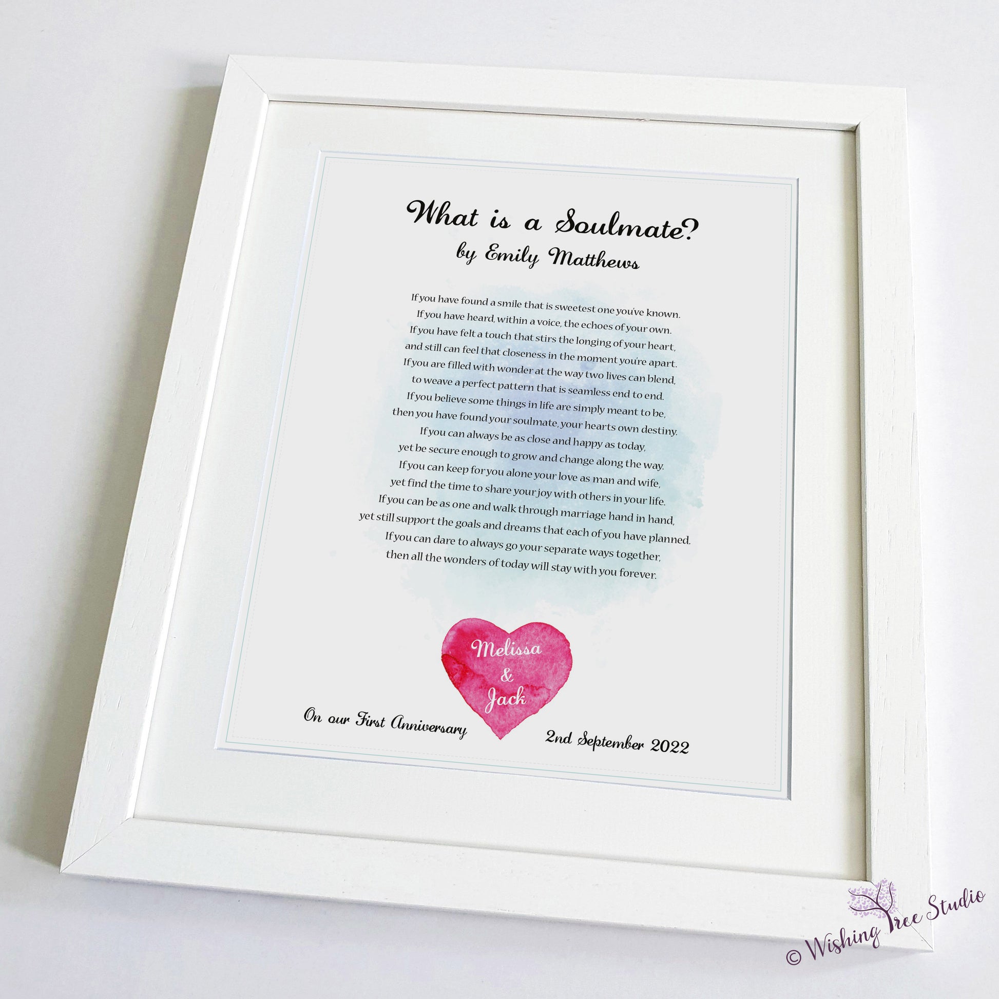 What is a Soulmate framed print