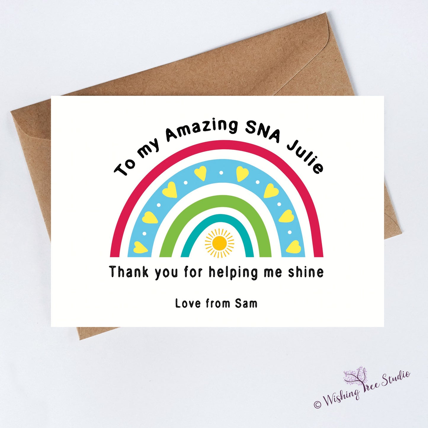 Greeting card - Thank you to my amazing SNA