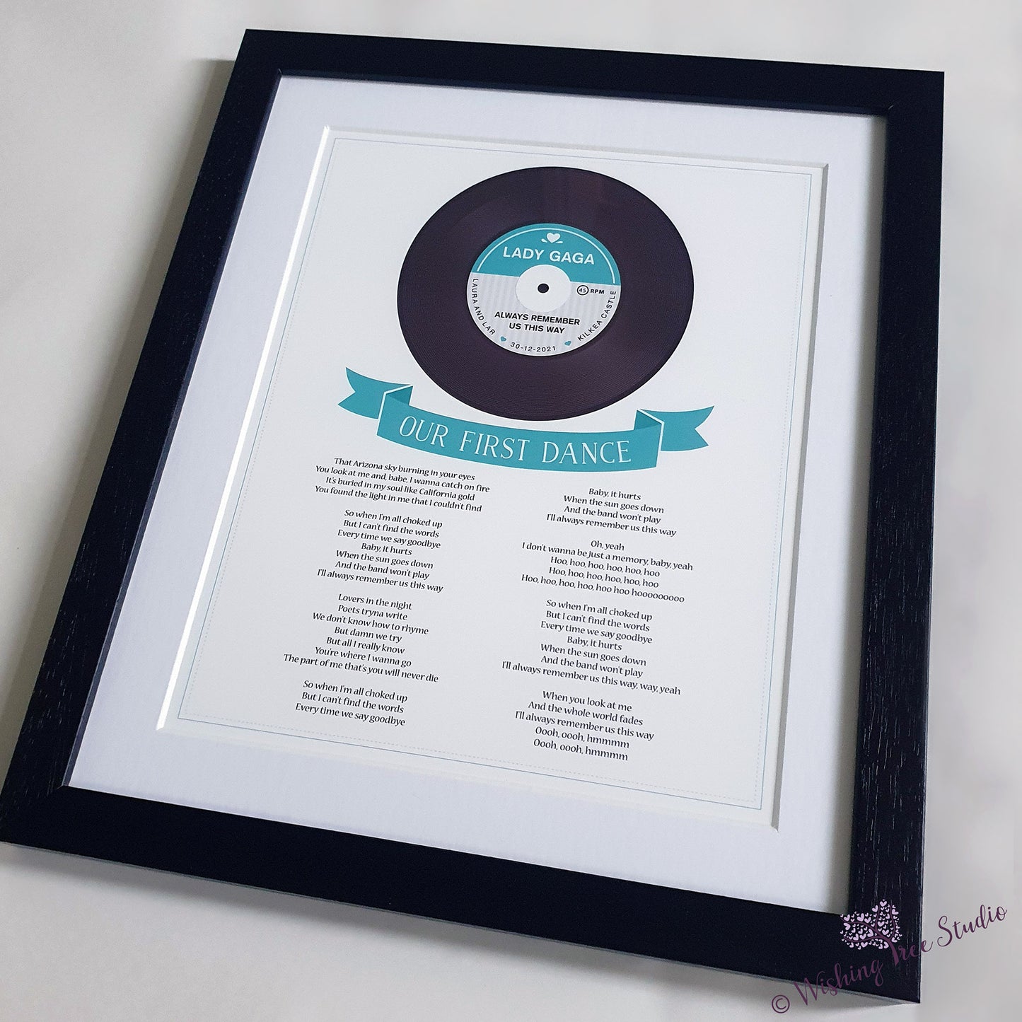 First Dance Lyrics, vinyl record lyrics