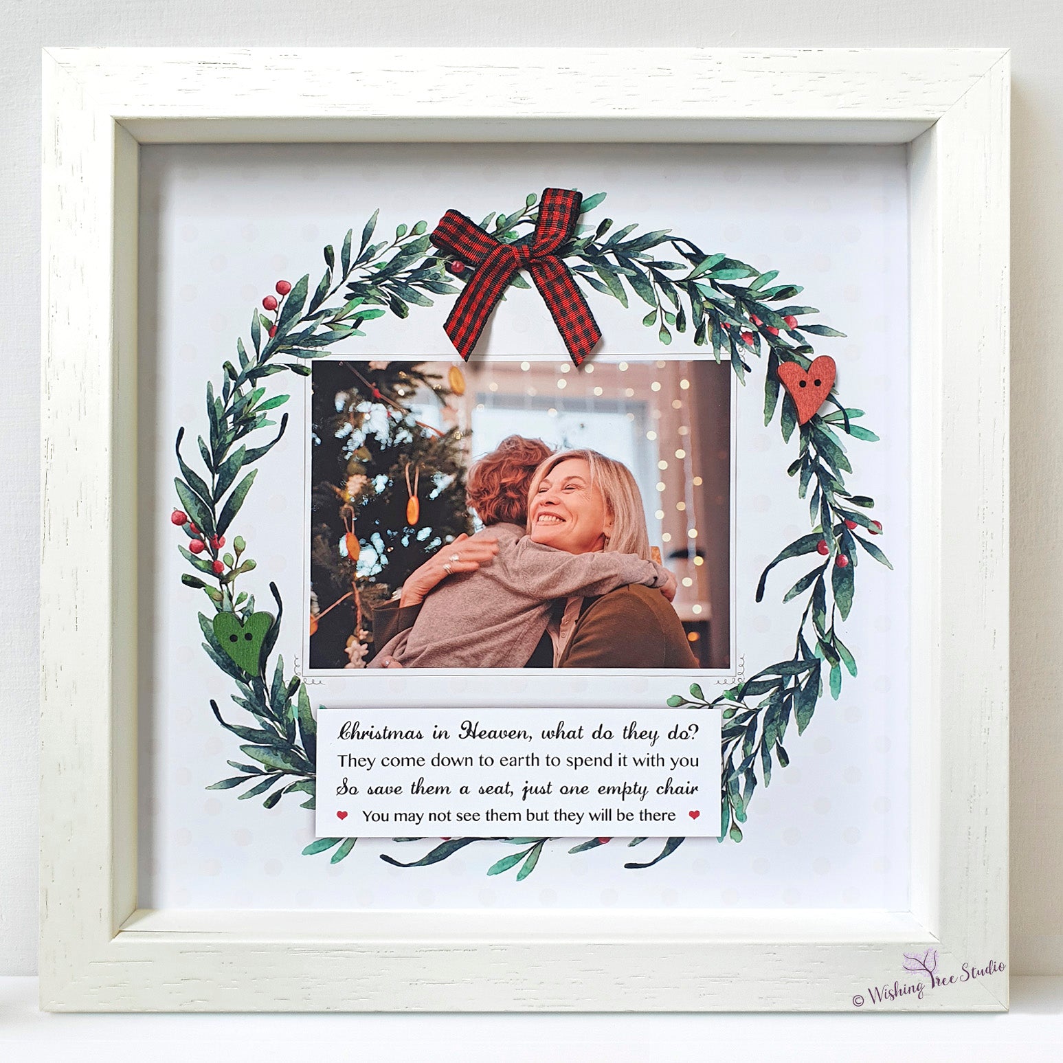 ‘Christmas in Heaven’ photo frame – Wishing Tree Studio